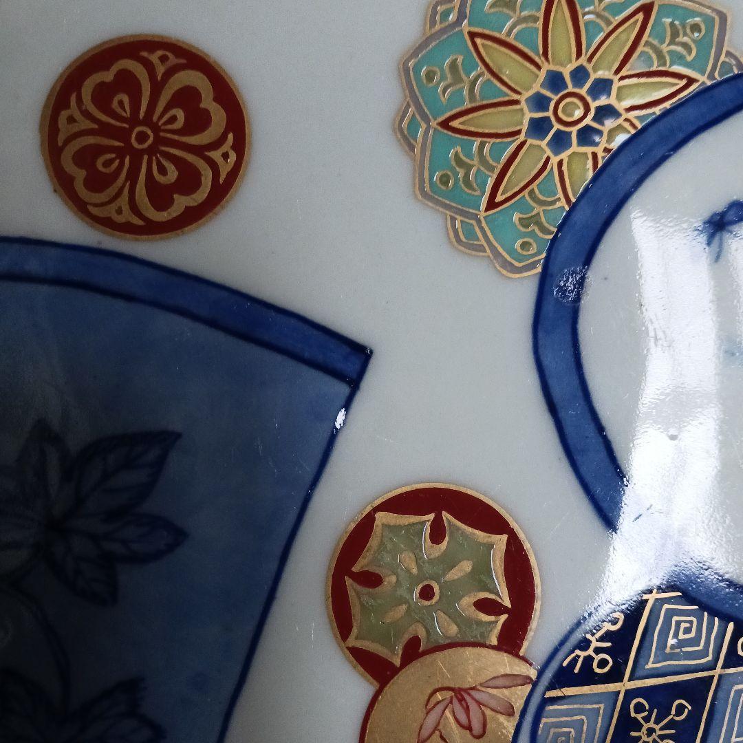 希少 骨董【オールド香蘭】8.5寸皿 26cm