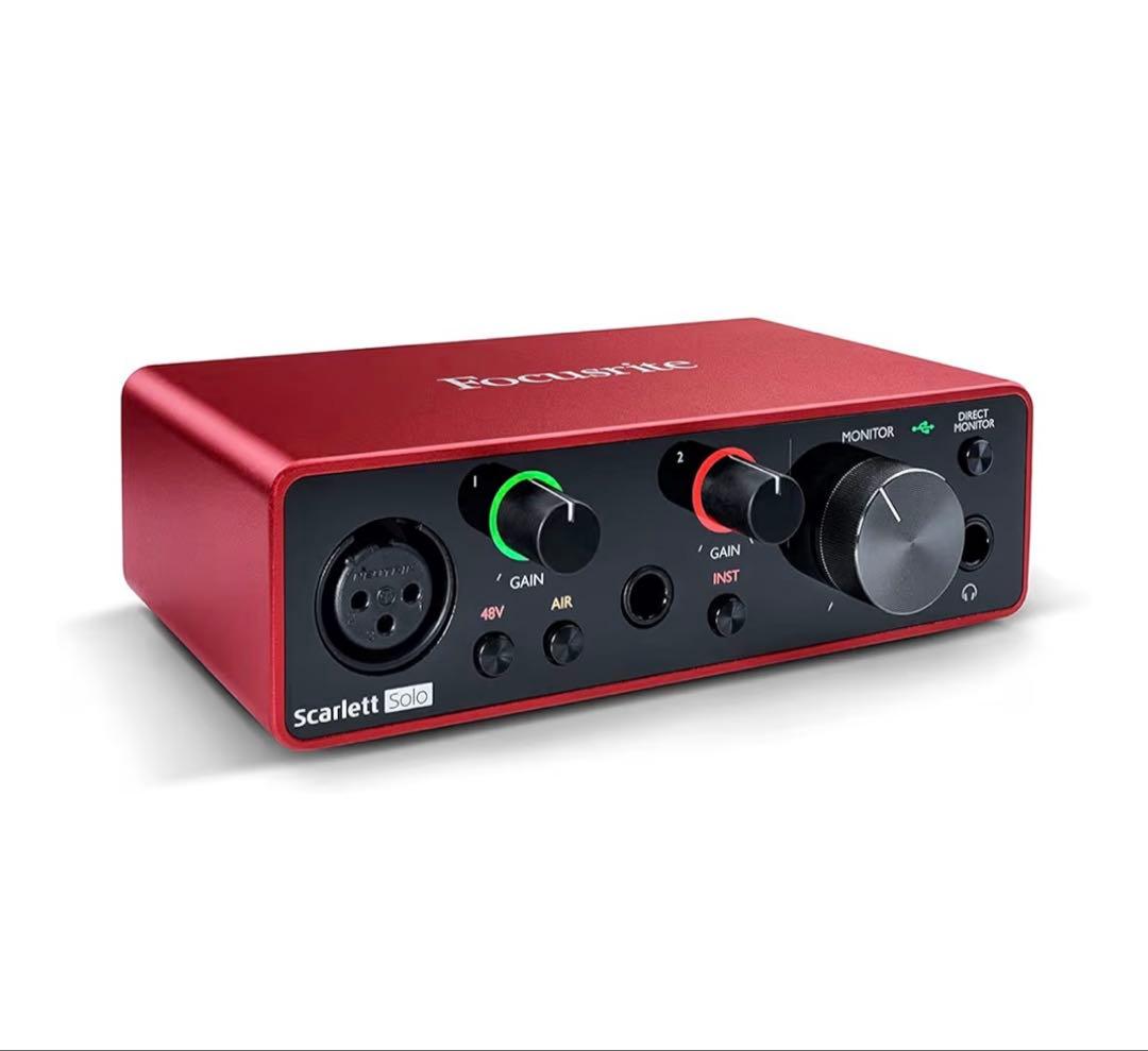 DTM・DAW Focusrite Scarlett Solo (3rd Gen)