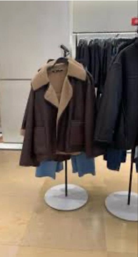 ZARA ダブルフェイスジャケット　オーバーサイズS