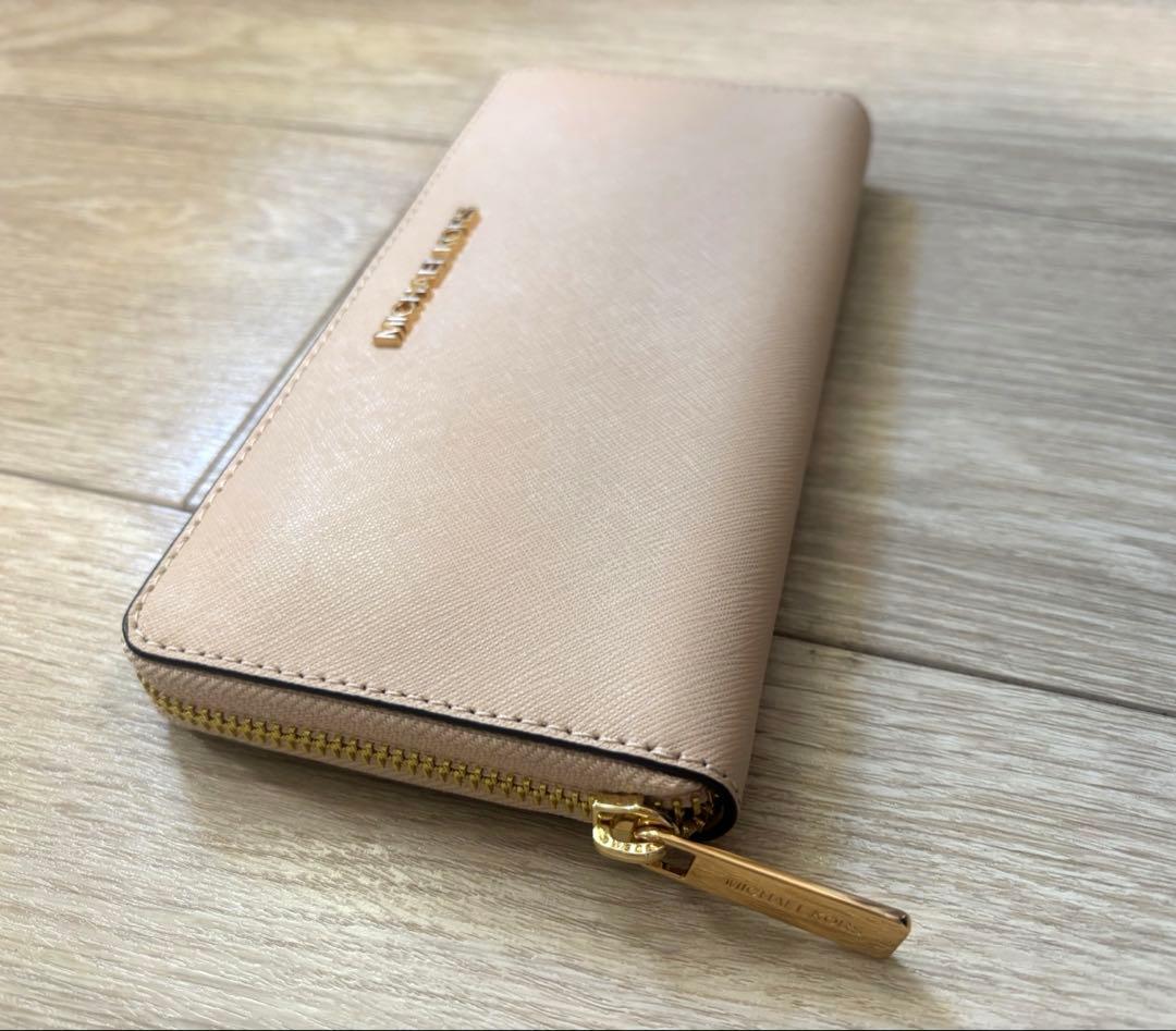 お値下げ可能！【新品未使用】マイケルコース 長財布 ベージュ ケアカード付