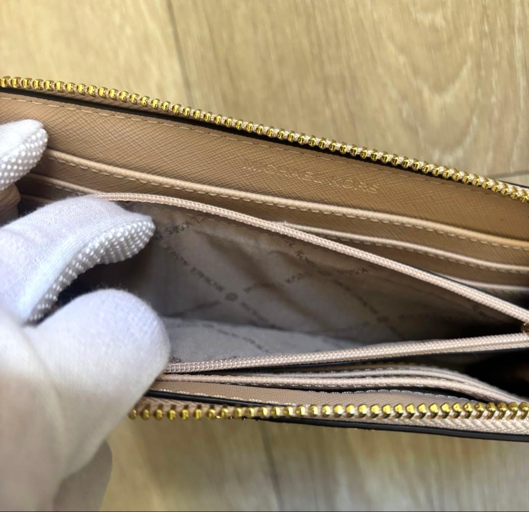 お値下げ可能！【新品未使用】マイケルコース 長財布 ベージュ ケアカード付