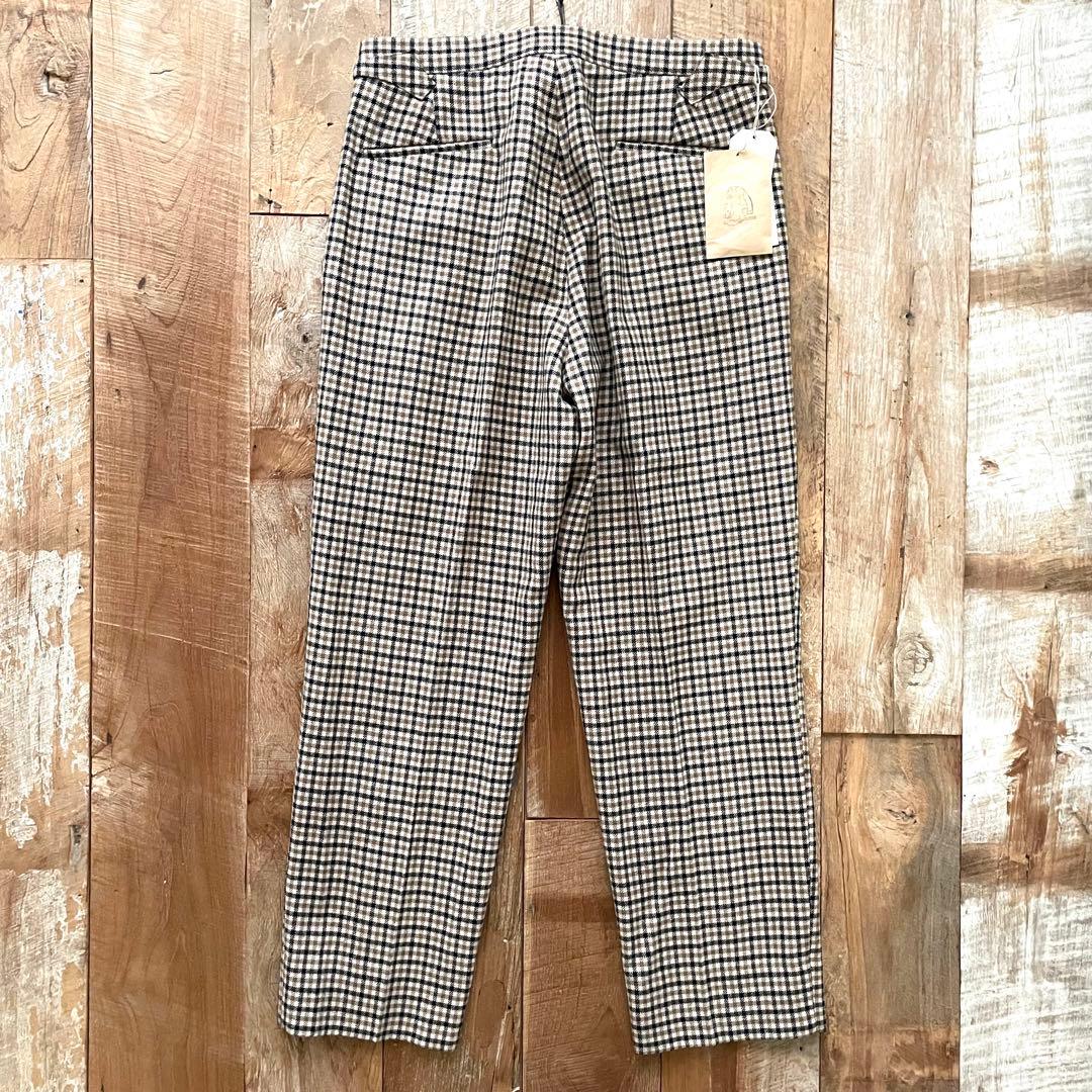 【新品】KAPTAIN SUNSHINE テーパード ウール スラックス パンツ