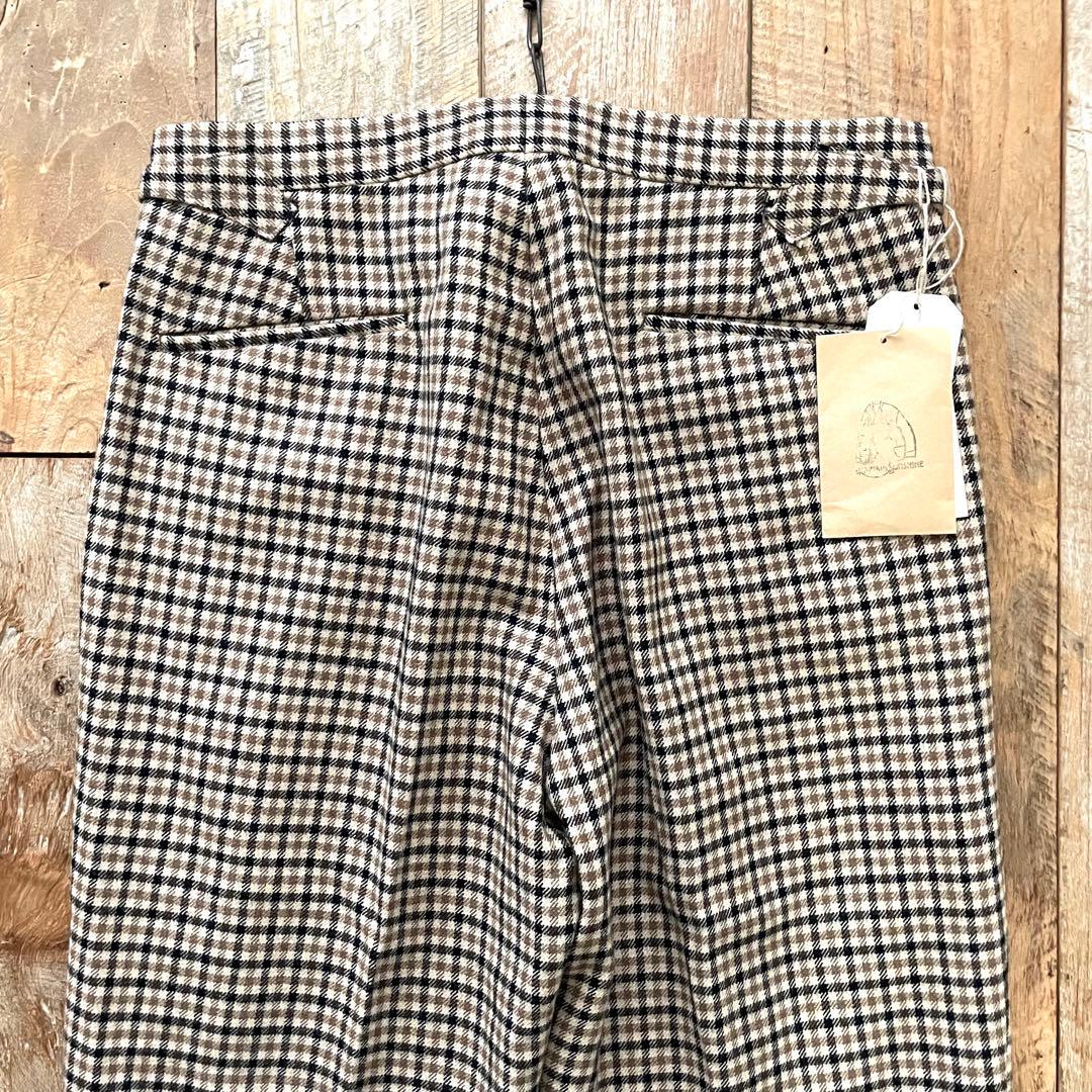 【新品】KAPTAIN SUNSHINE テーパード ウール スラックス パンツ