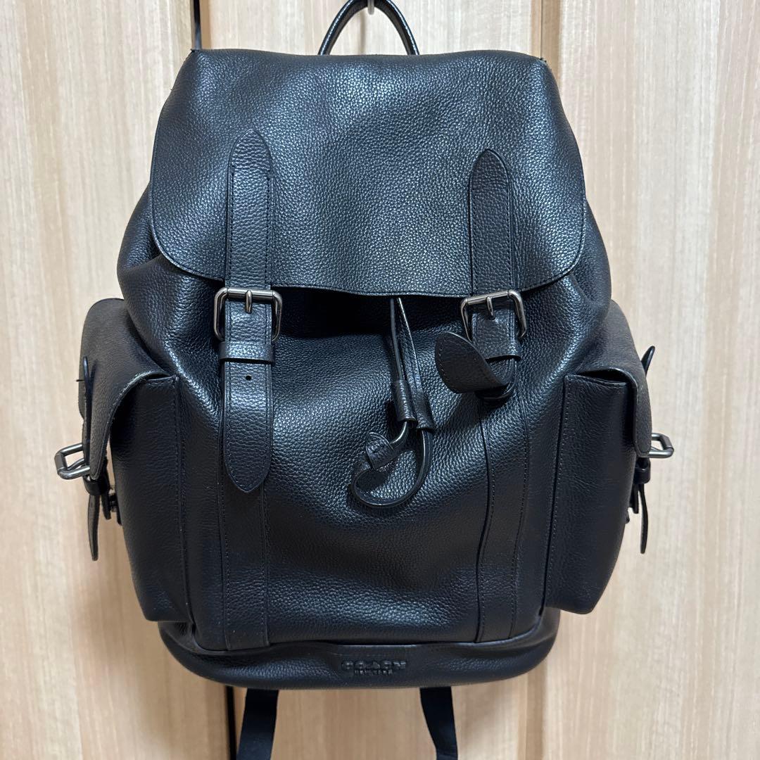 き*様 コーチ　リュック　バックパック　レザー