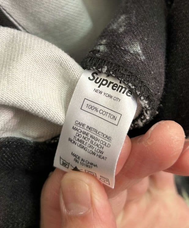 【激レア・絶版】Supreme　イーグル　ダブルニー　パンツ ブラック　黒　36