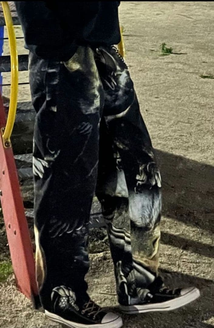 【激レア・絶版】Supreme　イーグル　ダブルニー　パンツ ブラック　黒　36