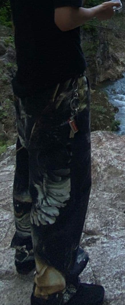 【激レア・絶版】Supreme　イーグル　ダブルニー　パンツ ブラック　黒　36