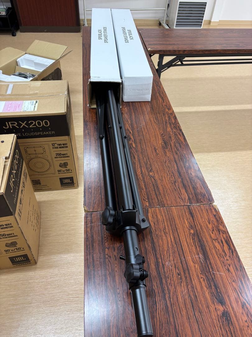 SPS/BLACK スピーカースタンド2本セット