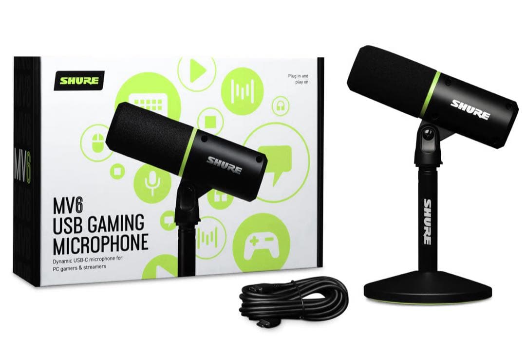 【匿名配送】Shure MV6 USB Gaming Microphone