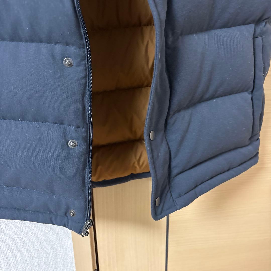 patagonia ダウンベスト ブラウン/ネイビー