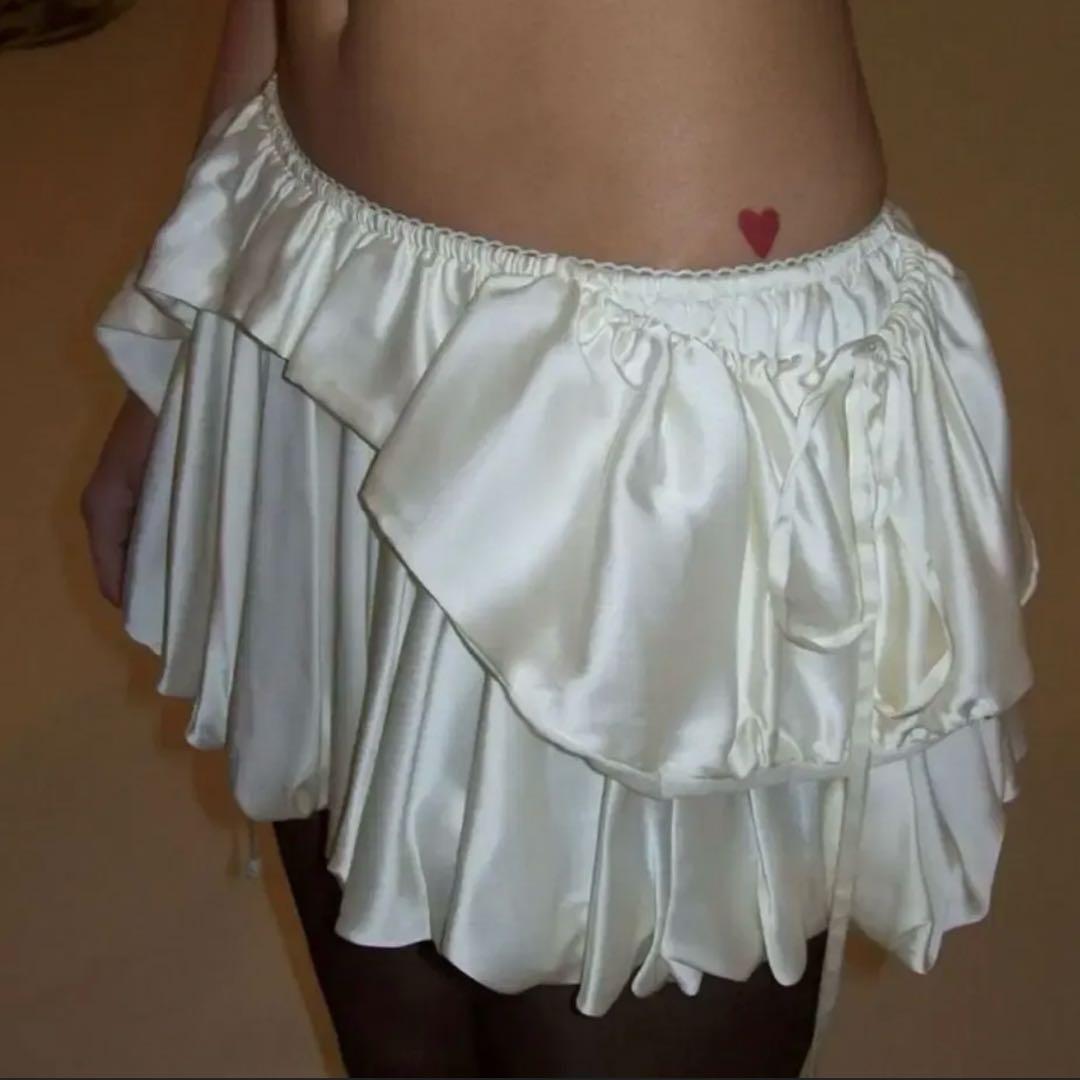 sculptor アイボリー バルーンスカート