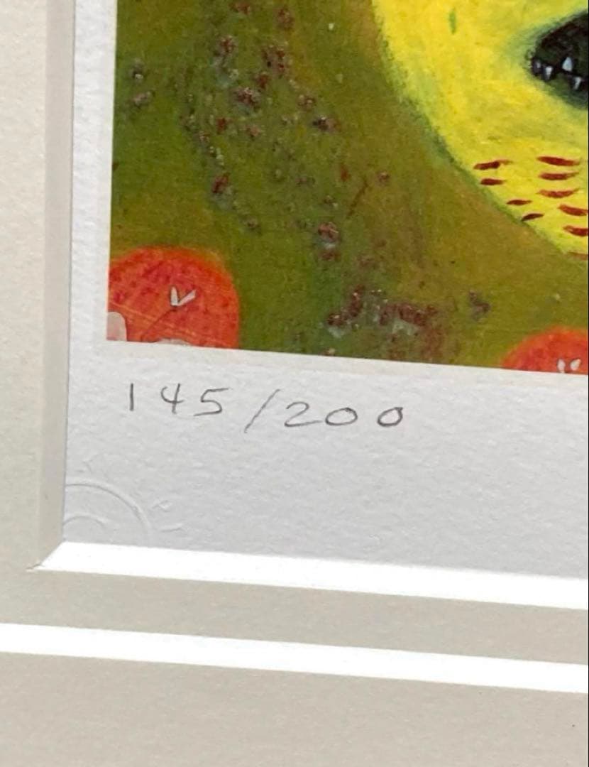 カレン ホイプティング　レモンの木の下で　ワニ　ジクレー