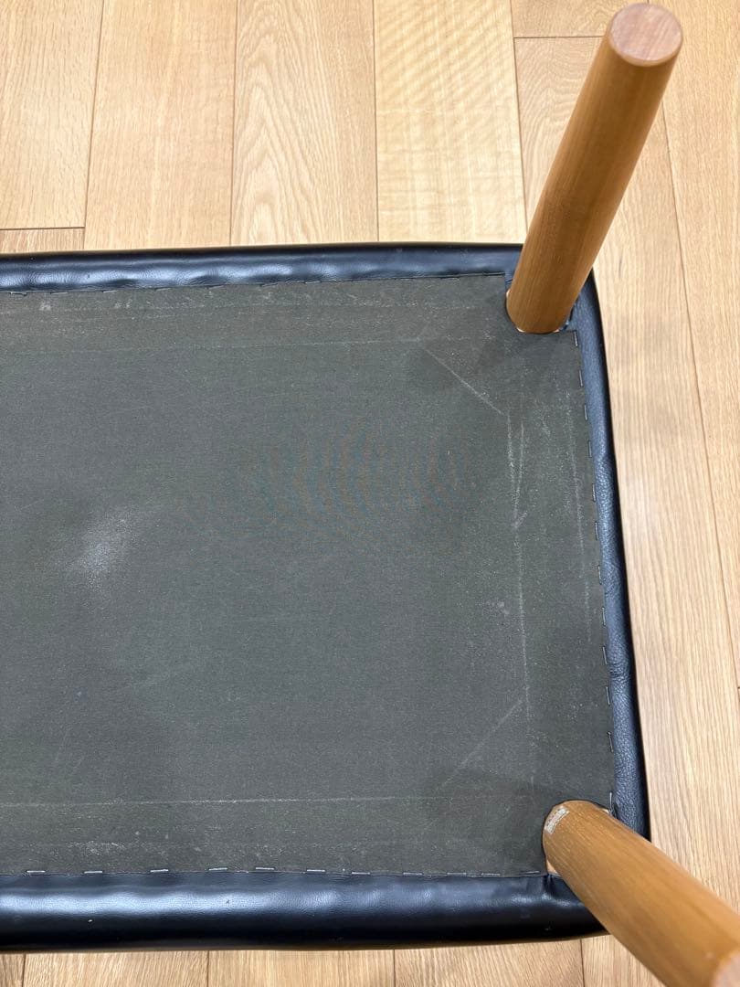 CONDE HOUSE カンディハウス エクリプス オットマン　ブラック　黒