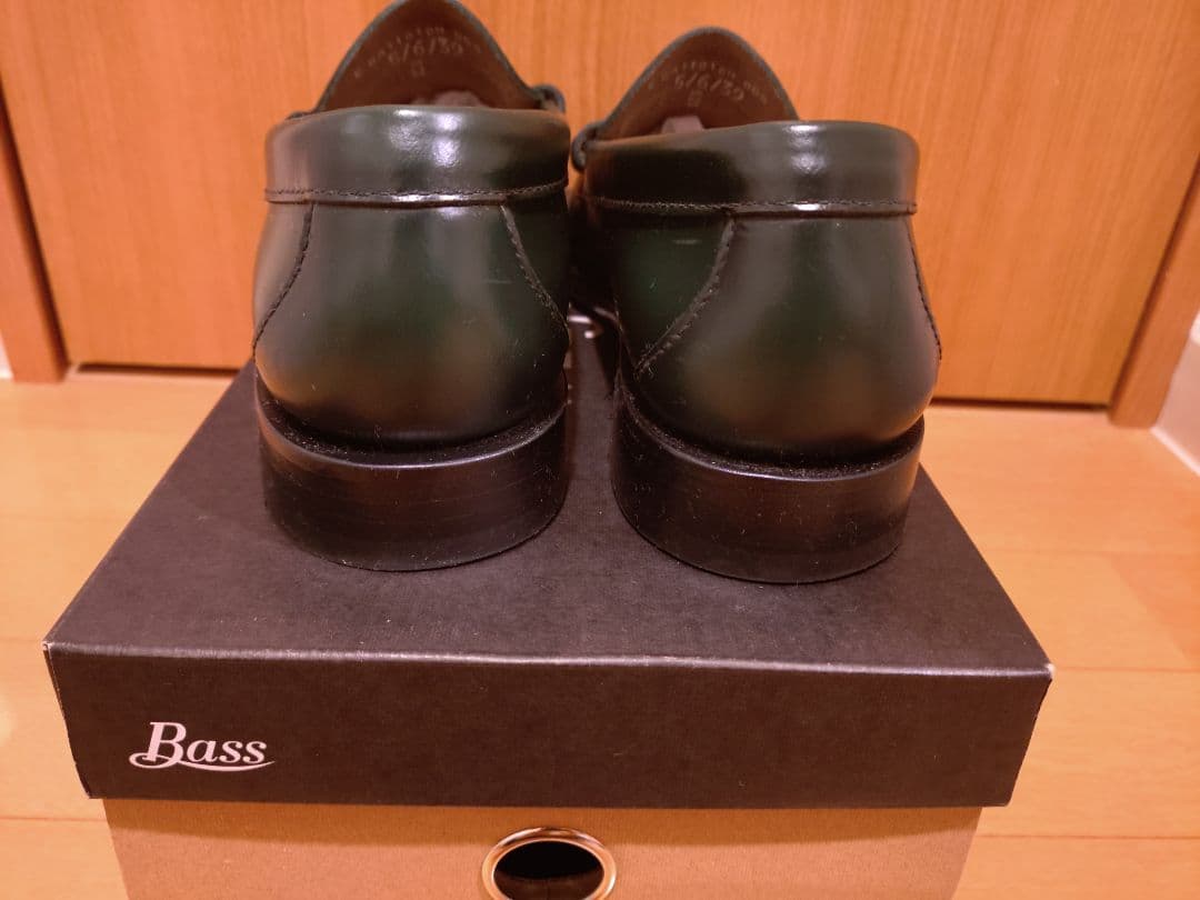 【24.0cm】G.H. Bass Weejuns ローファー ダークグリーン