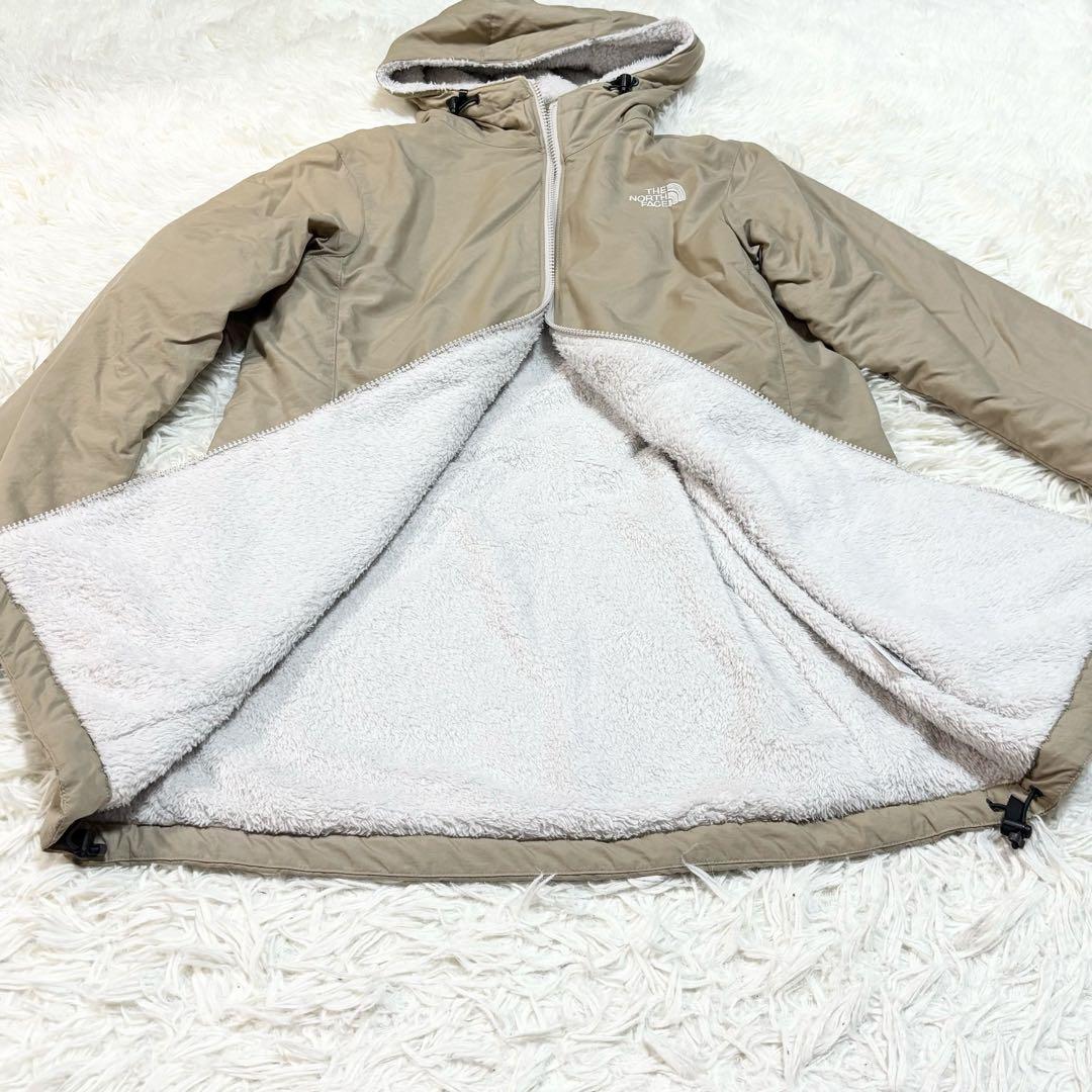 ノースフェイス 裏地ボア　コンパクトノマドコート NPW71402 ミドル丈