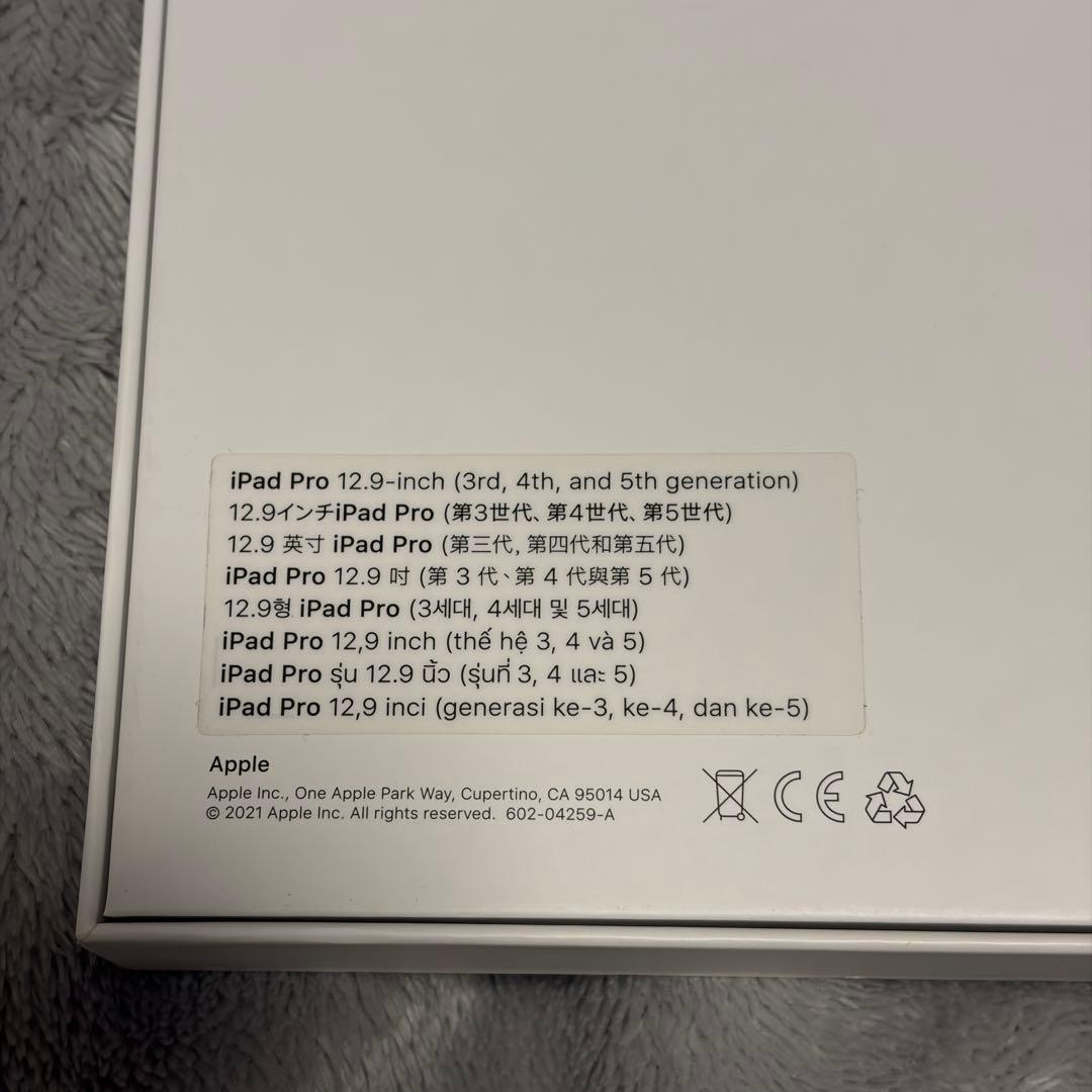 iPadアクセサリー Magic Keyboard iPad 12.9 A2480 MJQK3J/A