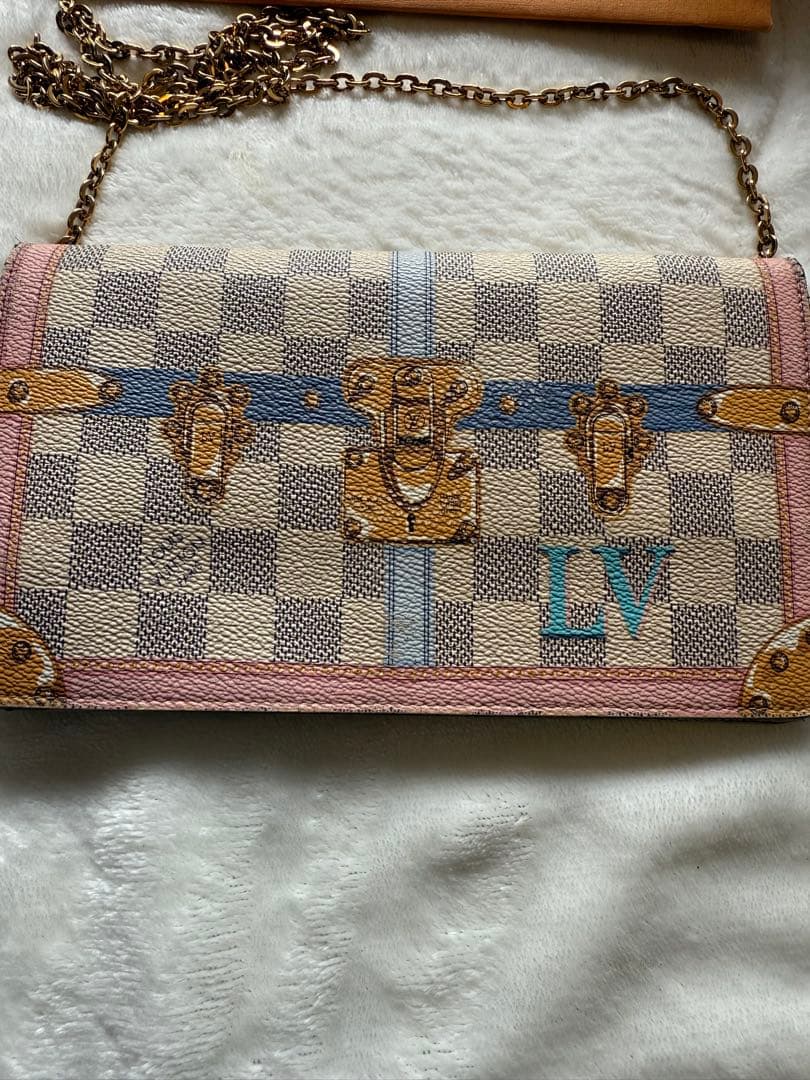 ルイヴィトンサマートランク ダミエ・アズール ポシェット・ウィークエンド