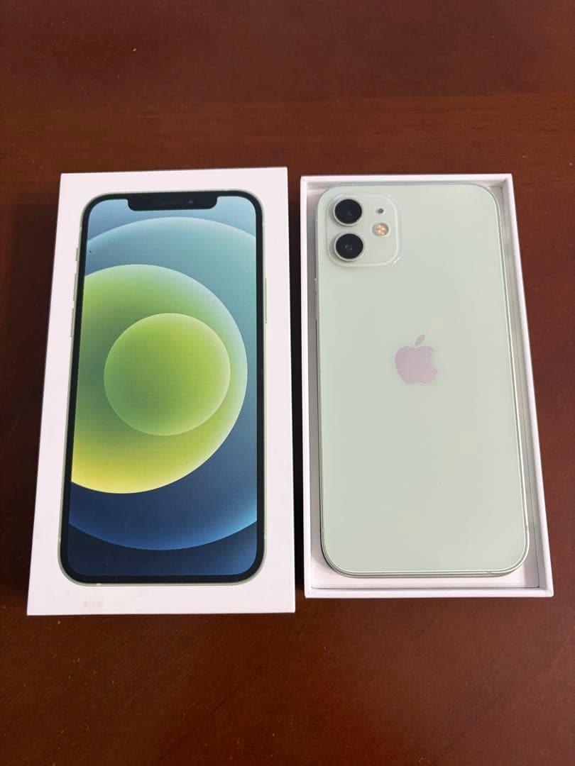 値下げ　iPhone 12 本体　128GB 充電ケーブル付属　箱有り　グリーン