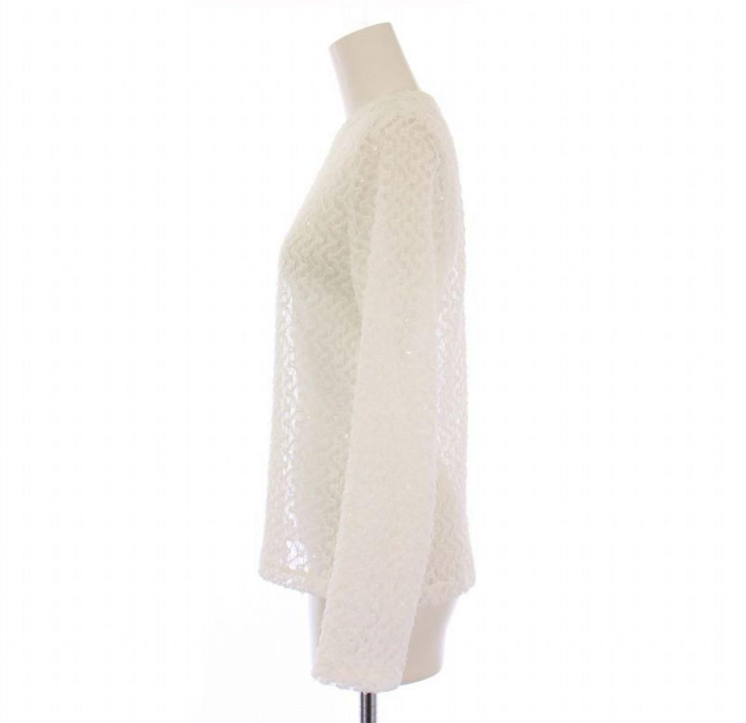 【新品未使用】cygne チュールシアートップス ホワイト　eve サイズ1