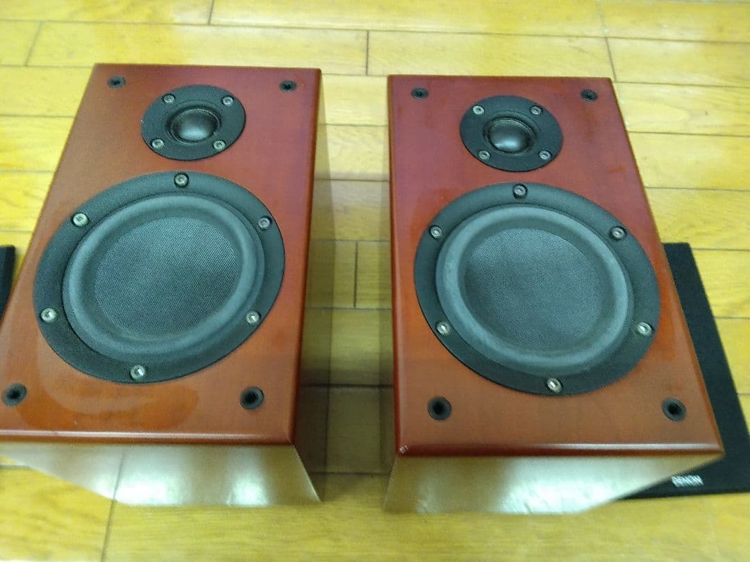 DENON スピーカー 木目調　SC-CX101