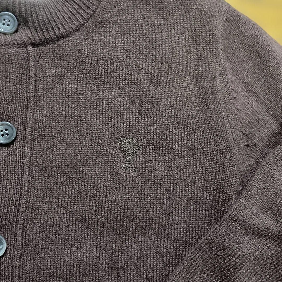 ami アミパリス　カーディガン　カシミヤ