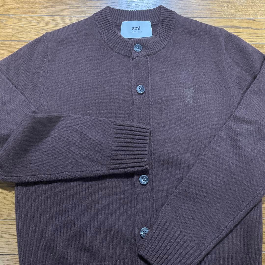 ami アミパリス　カーディガン　カシミヤ