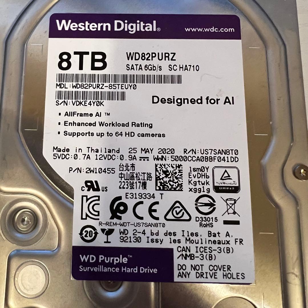 s*e様 Western Digital 8TB HDD