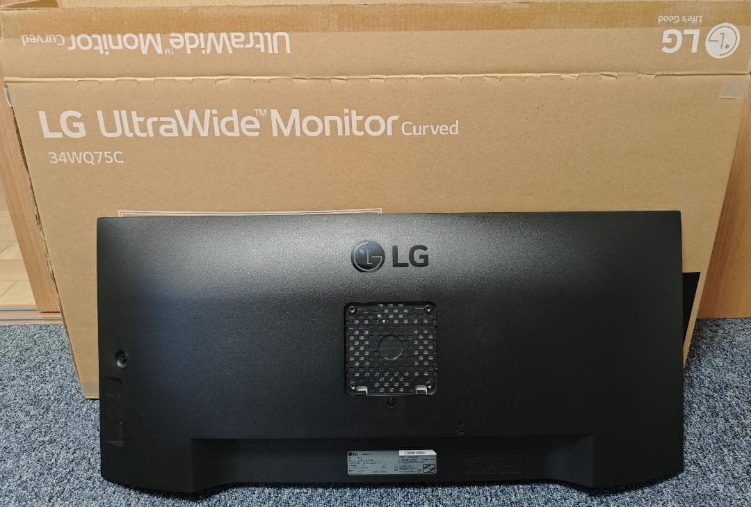 LG 34WQ75C ウルトラワイドモニター