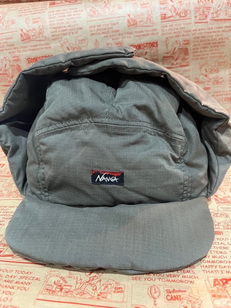 帽子 NANGA HINOC RIPSTOP DOWN EAR FLAP CAP