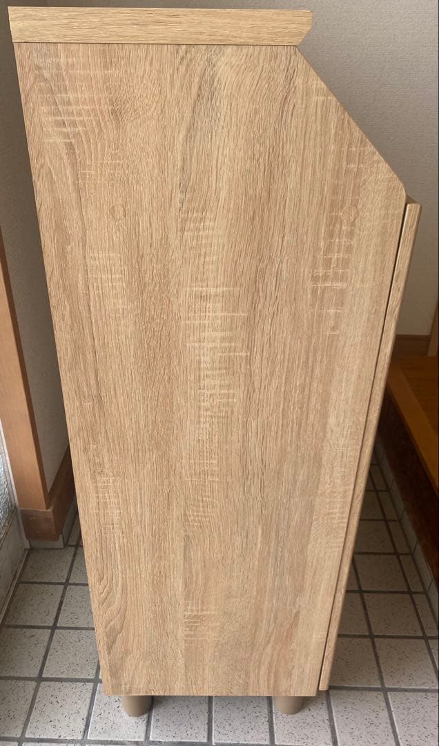 白井産業　靴箱　シューズラック　ナチュラルブラウン　幅:約58cm