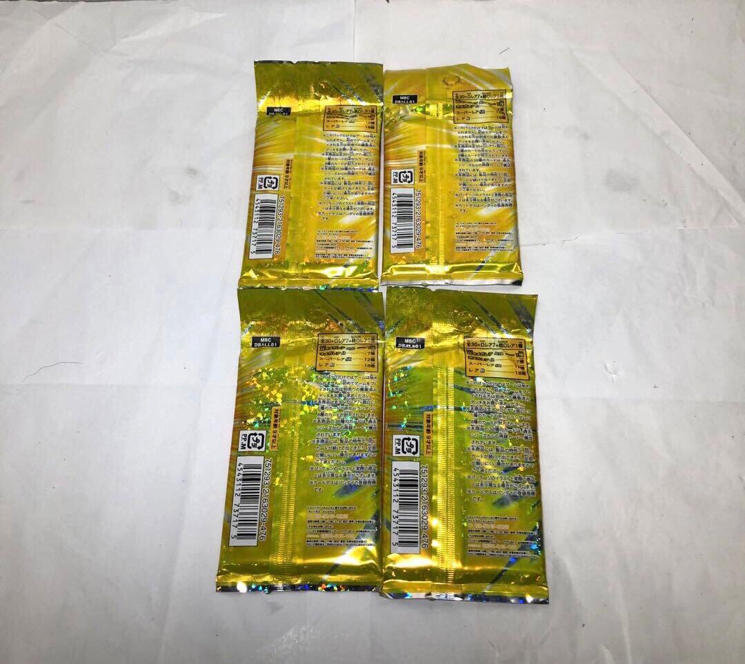 ミラクルバトルカードダス ドラゴンボール改 オールキラパック 4パック