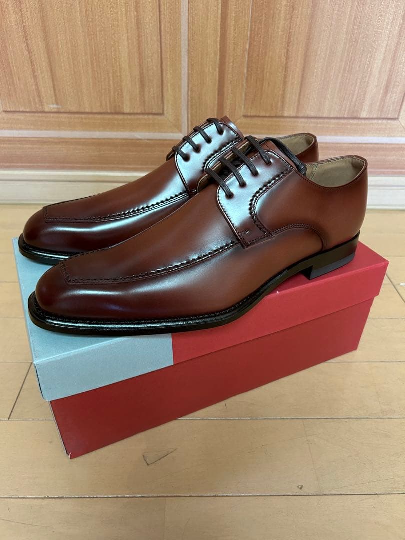 お正月値引き 新品未使用 リーガル 124R AL 25.5cm ブラウン