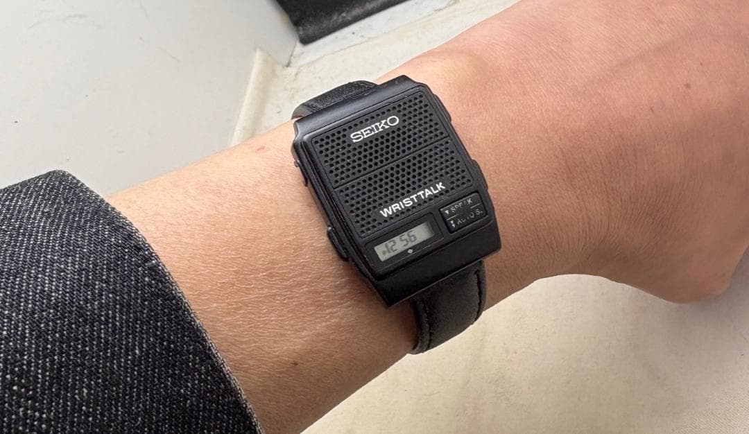 906/稼働 80年代 セイコー リストトーク デジタル LCD メンズ