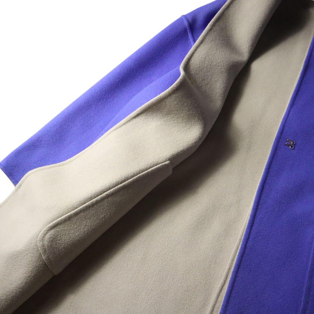 人気完売UNITED ARROWS UBCB パープル　リバー バイカラーコート