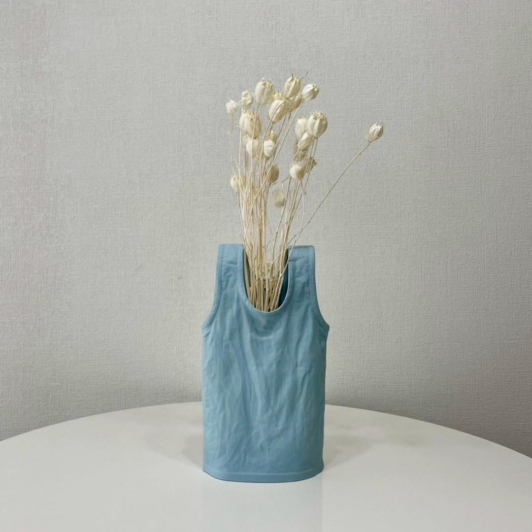 ヴィンテージ タンクトップ型ベース O-S-Y 花瓶 フラワーベース ビンテージ