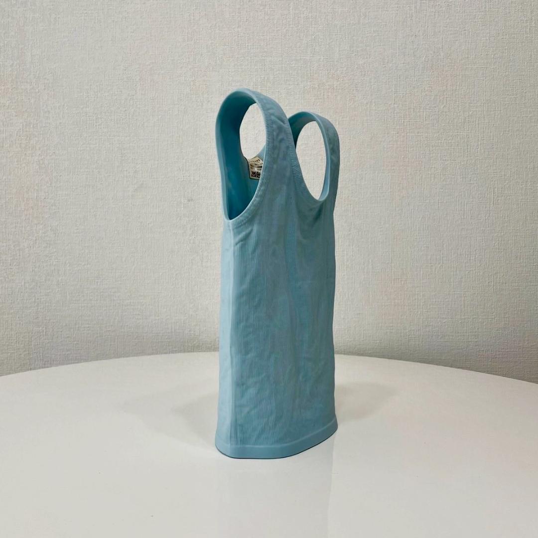 ヴィンテージ タンクトップ型ベース O-S-Y 花瓶 フラワーベース ビンテージ