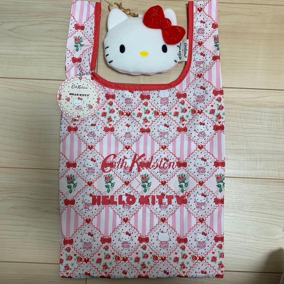 ★最終値下げ★キャスキッドソン　ハローキティ　エコバッグinフェイスポーチ
