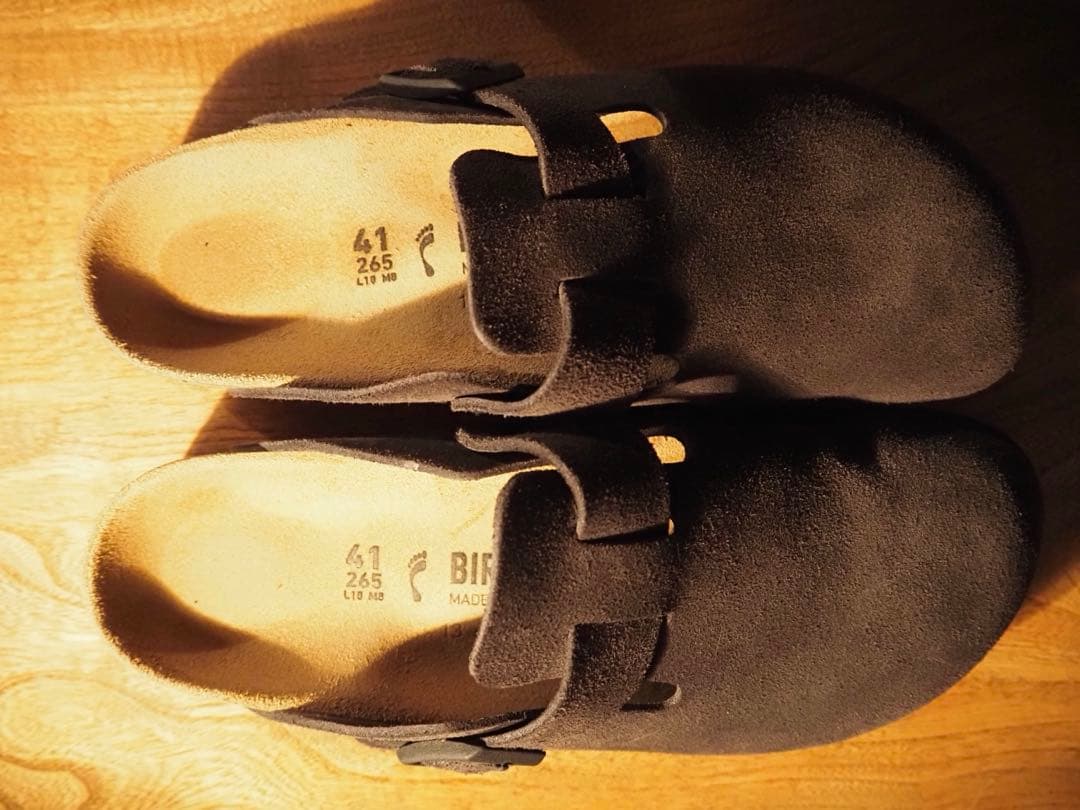 BIRKENSTOCK BOSTON ベルベットグレイ