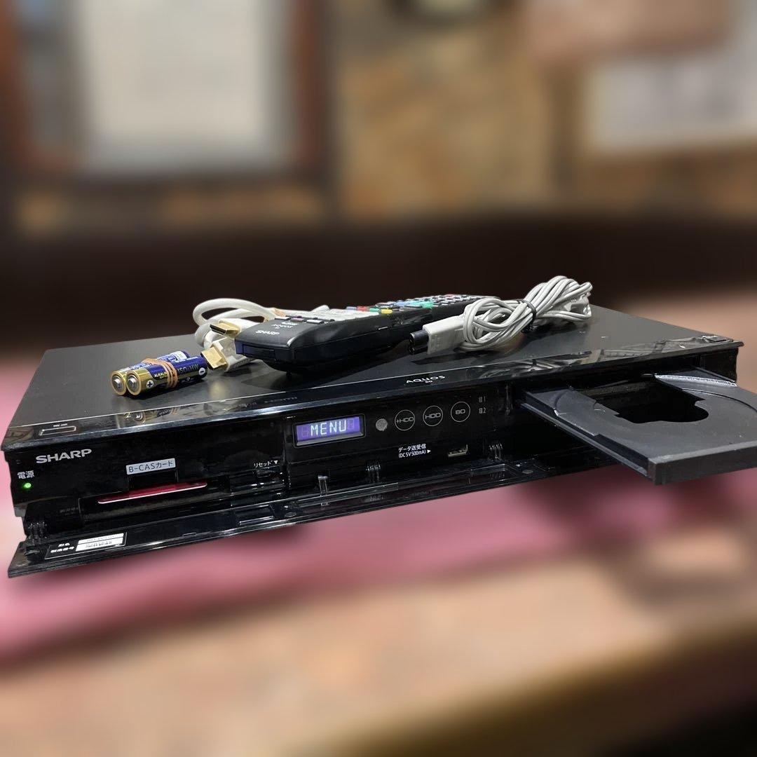 SHARP BD-W570 12倍録 500GB 純正リモ等付フル装備 完動品！
