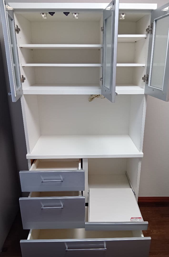 ニトリ　食器棚　キッチンボード　90　家財便送料込み