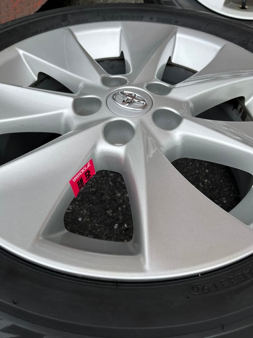 【引取限定】アルファード純正17インチホイール スタッドレスタイヤセット室内保管