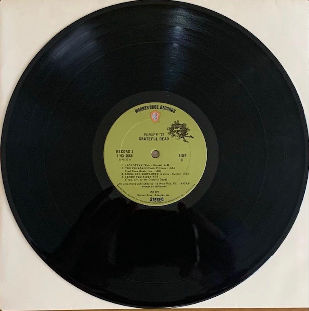 【中古LP】Grateful Dead『Europe '72』USオリジナル盤