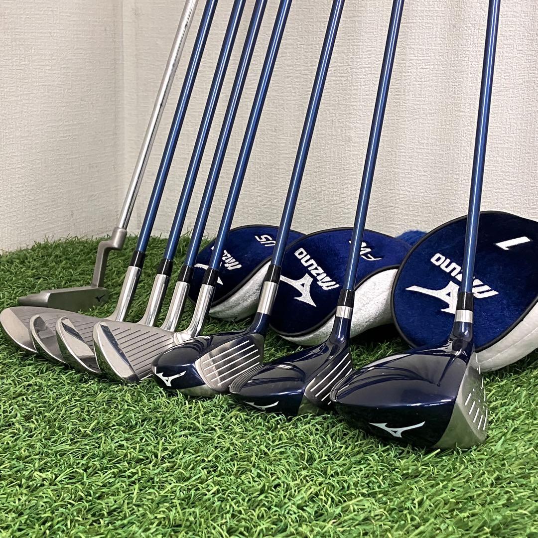 ミズノ ジュニア ゴルフクラブ 120cmタイプ 8本セット バッグ付 USED