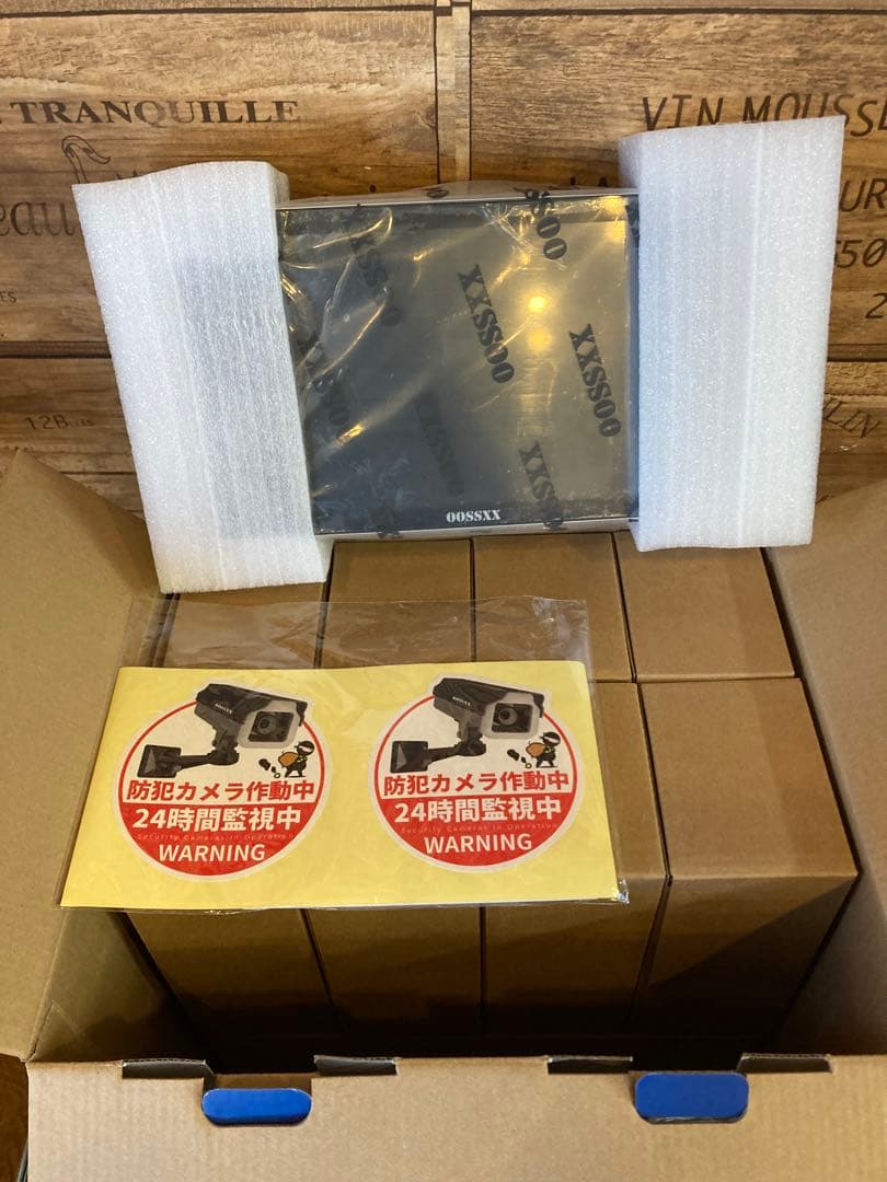 10インチモニター&ワイヤレス防犯カメラセット6台　IP67 防水防塵　屋内屋外