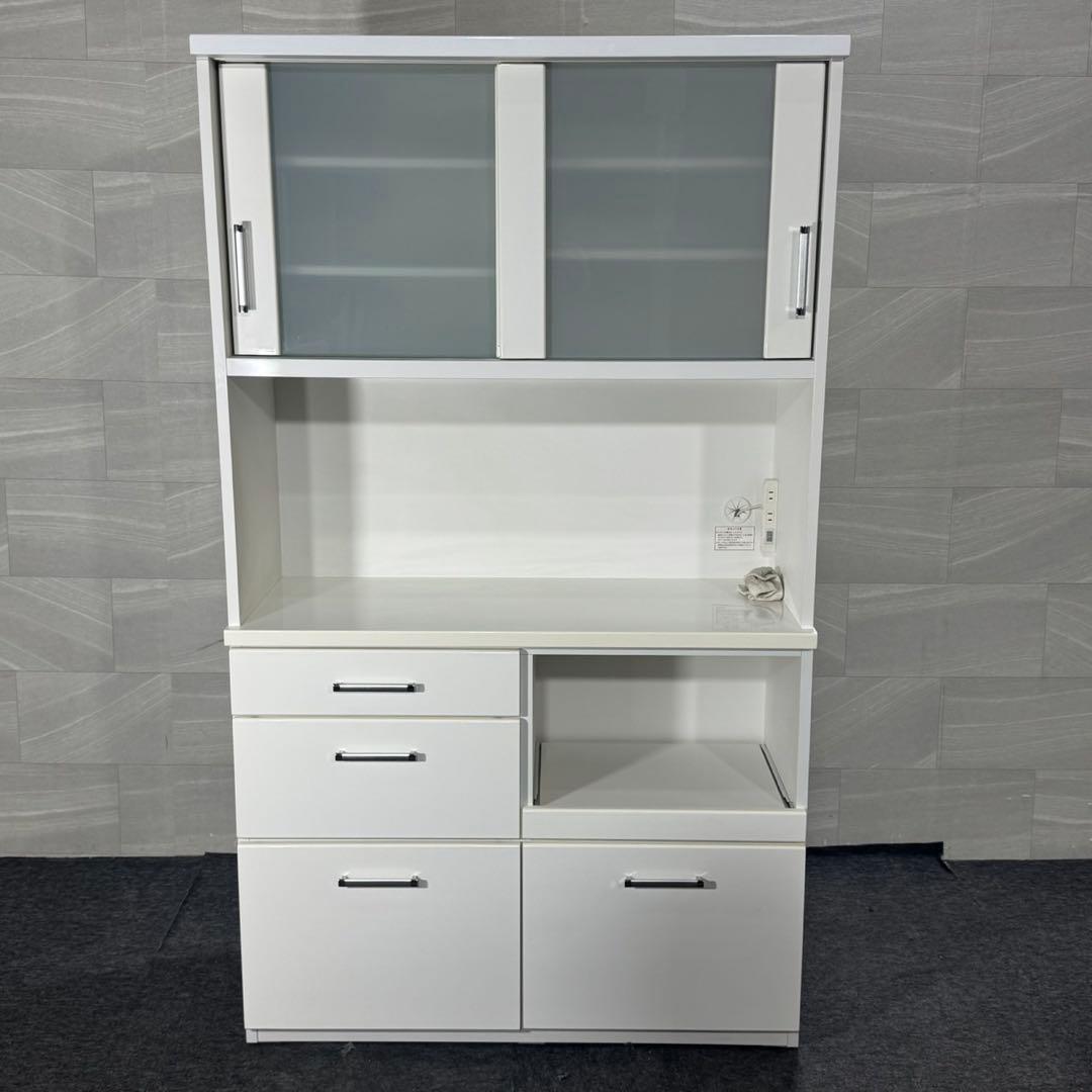 ニトリ 食器棚 キッチンボード レンジボード 幅105cm d5095