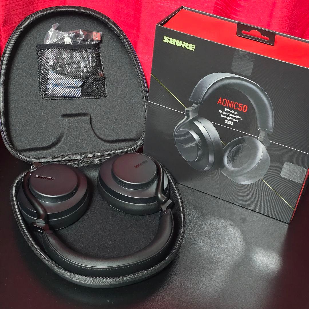 【美品】SHURE AONIC 50 GEN2 ワイヤレスヘッドホン