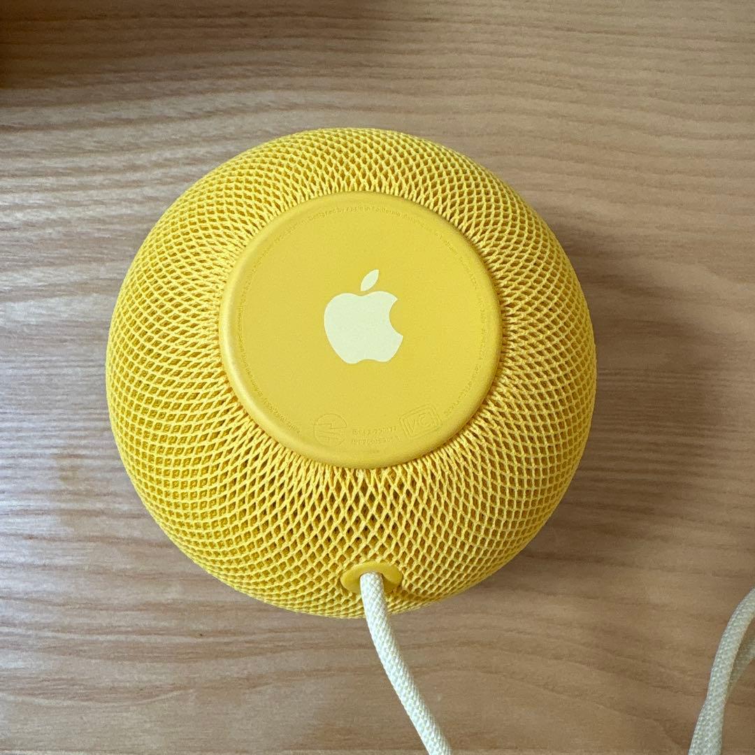 [美品]Apple スマートスピーカー Pod mini イエロー