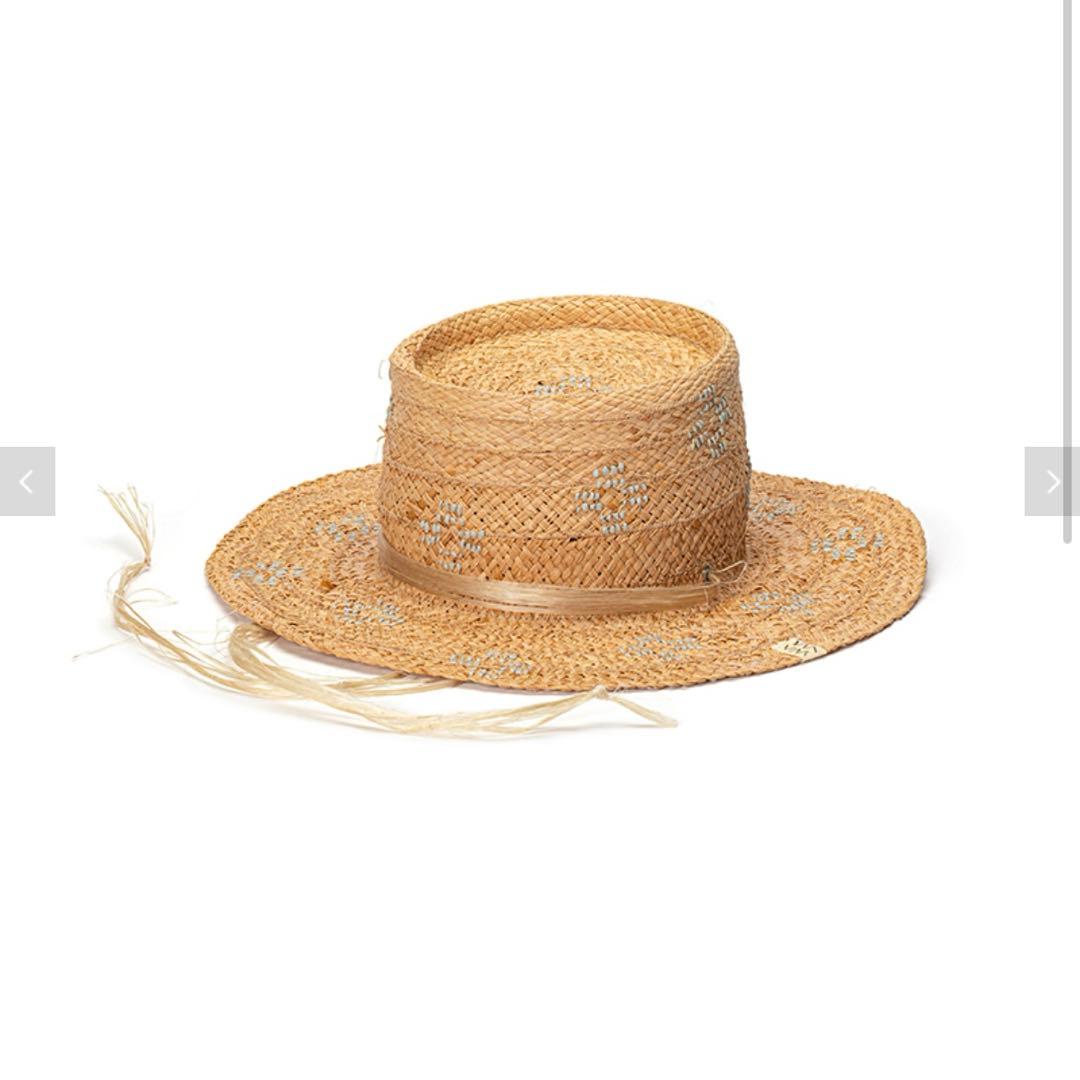 新品未使用新作VISVIM RAFFIA BOATER HAT W