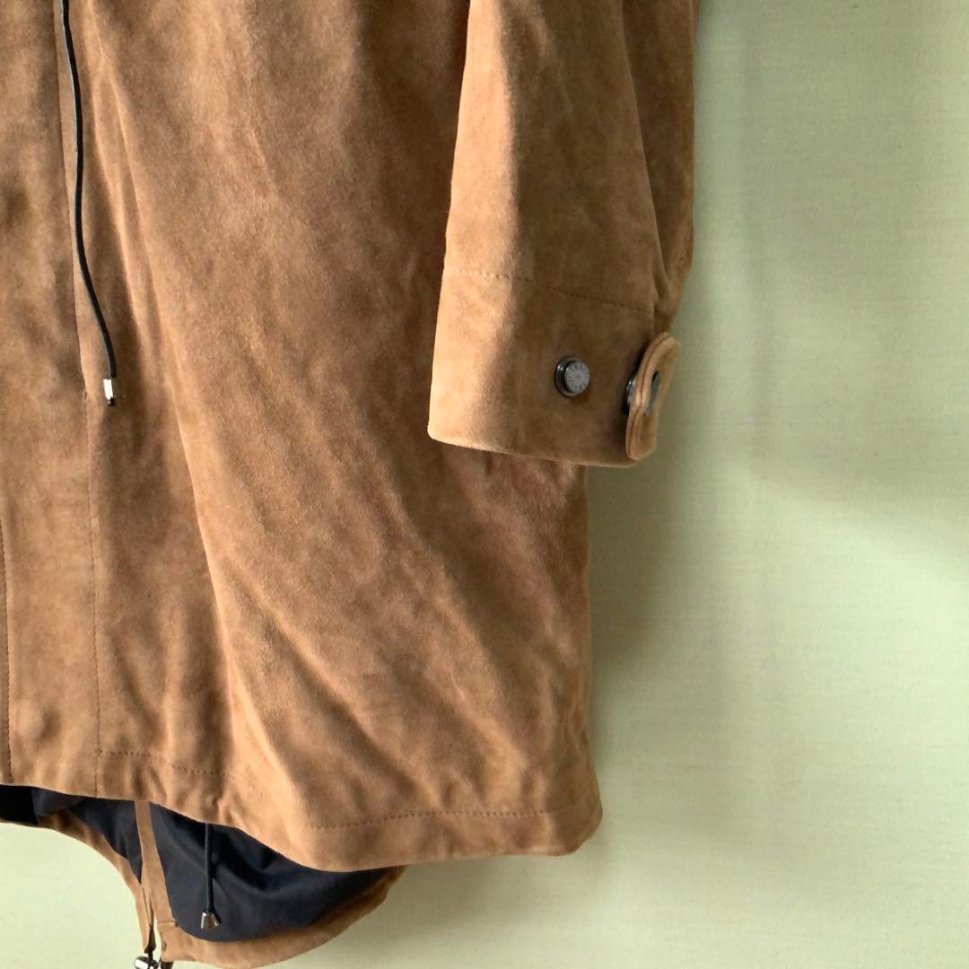 EMMETI エンメティ スエードモッズコート 44 ブラウン イタリア製