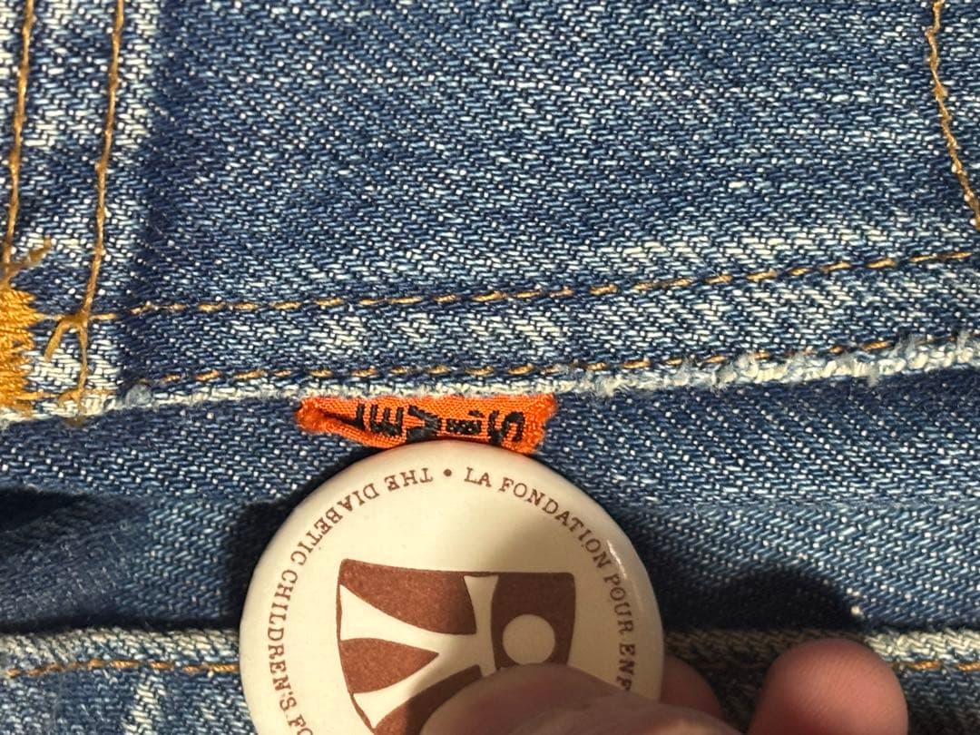Levi's 646 Big E ボタン裏刻印39